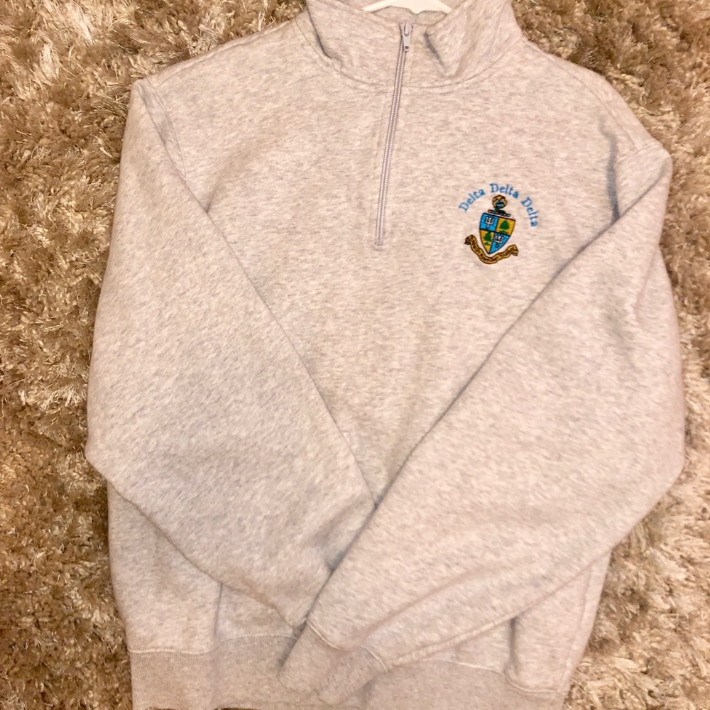 Tri Delta quarter zip
